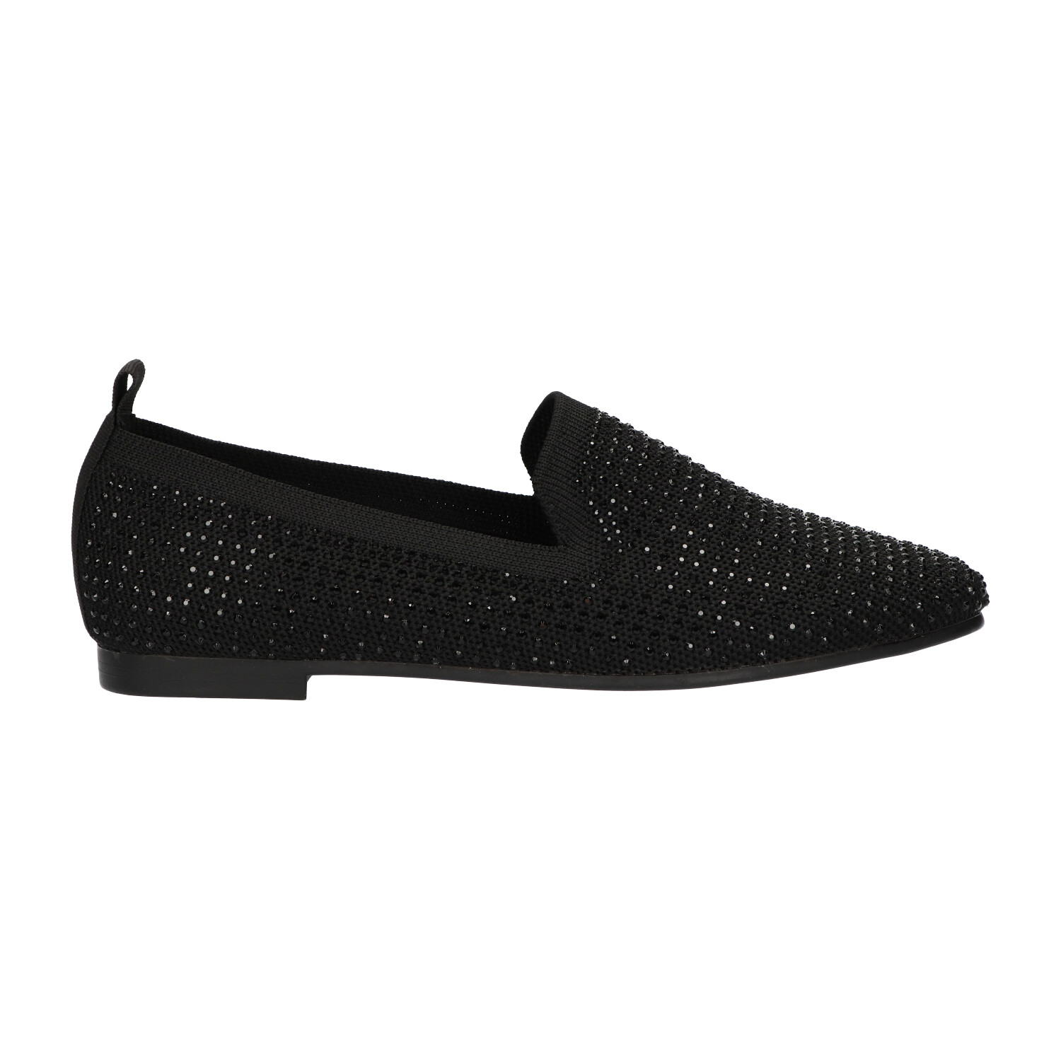 Zwarte loafers met steentjes | Dames | Maat 36 | La Strada