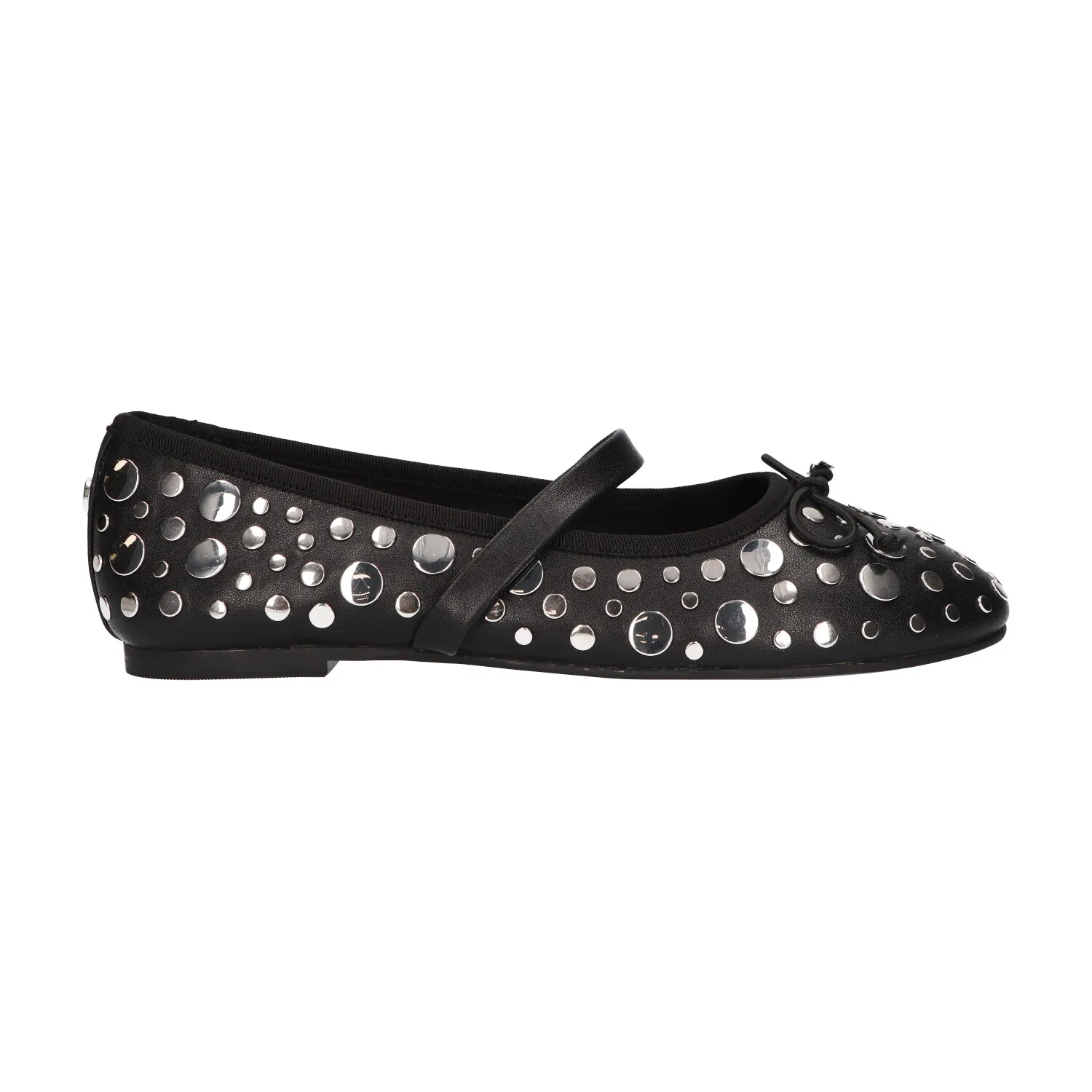 Loafer zwart met studs