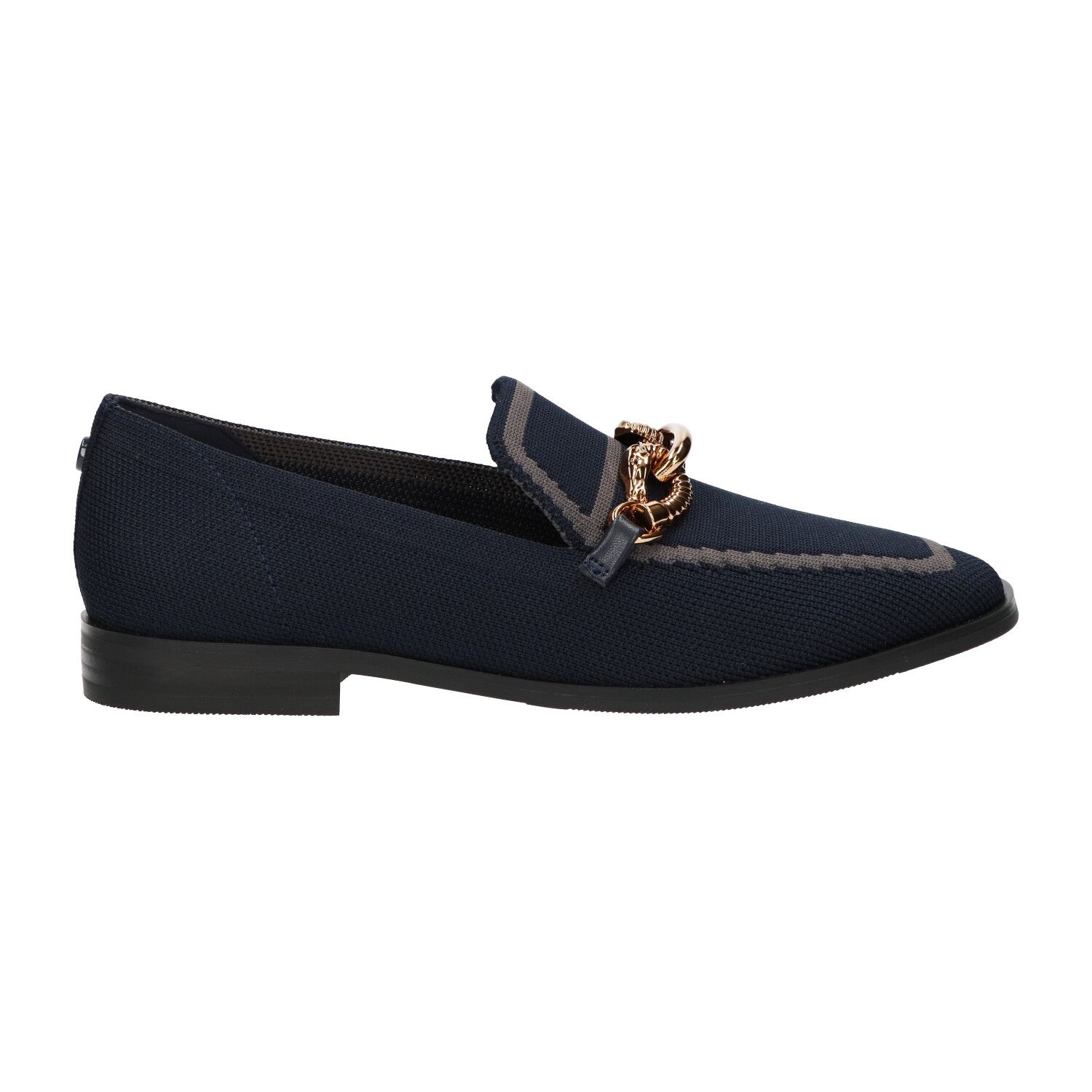 Knitted loafer blauw/grijs