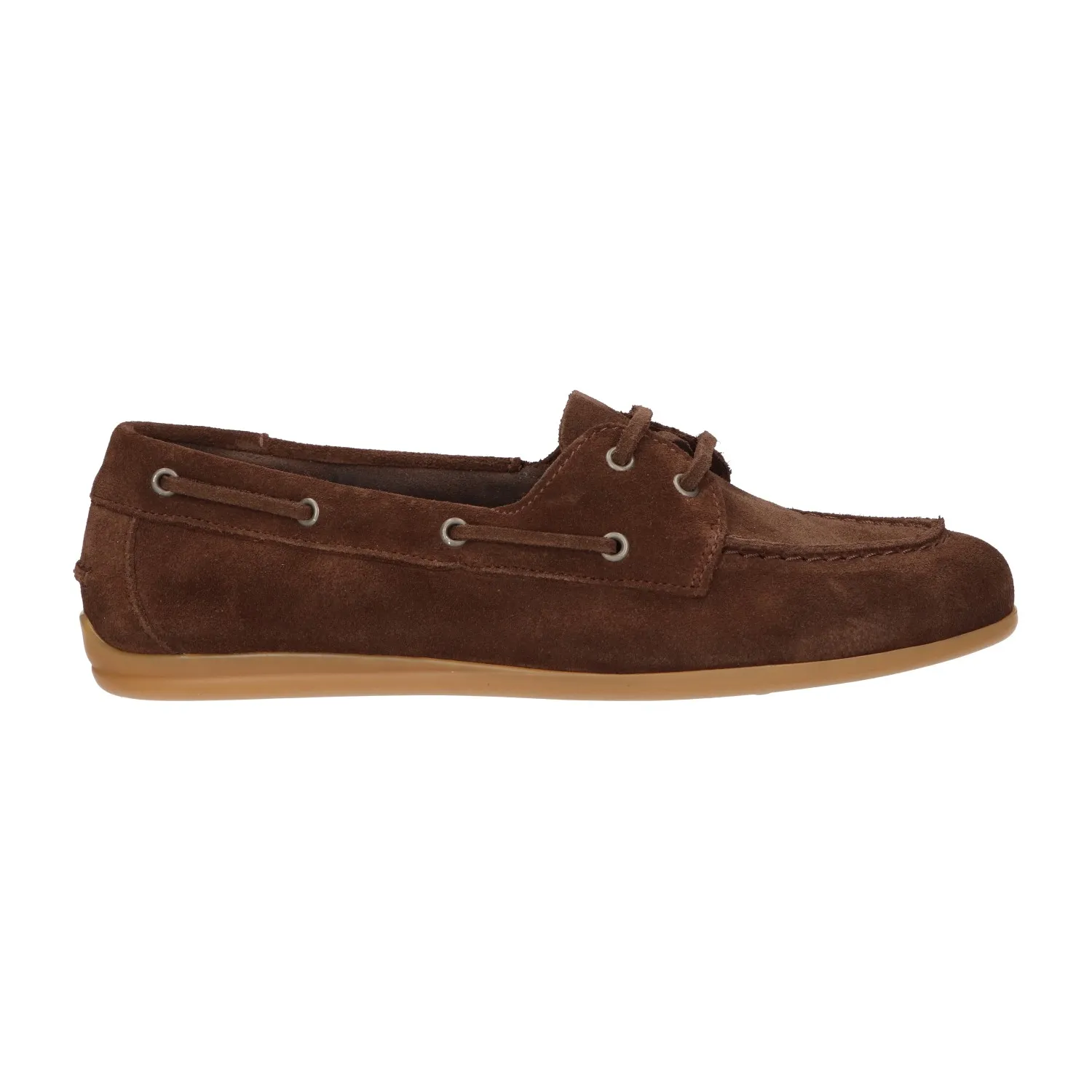 Suède leren bootschoen – donkerbruin