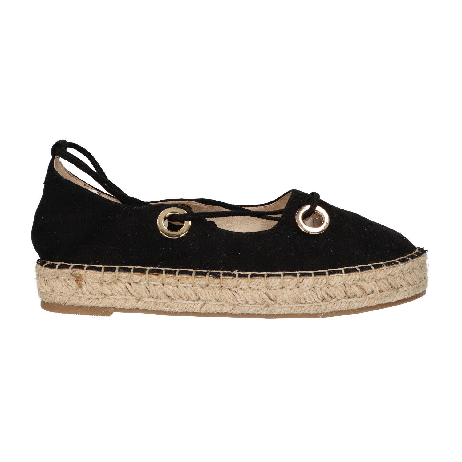 Zwarte espadrille
