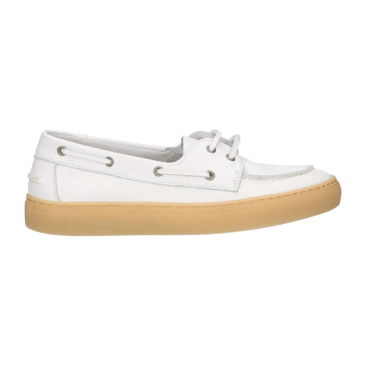 leren bootschoen – wit