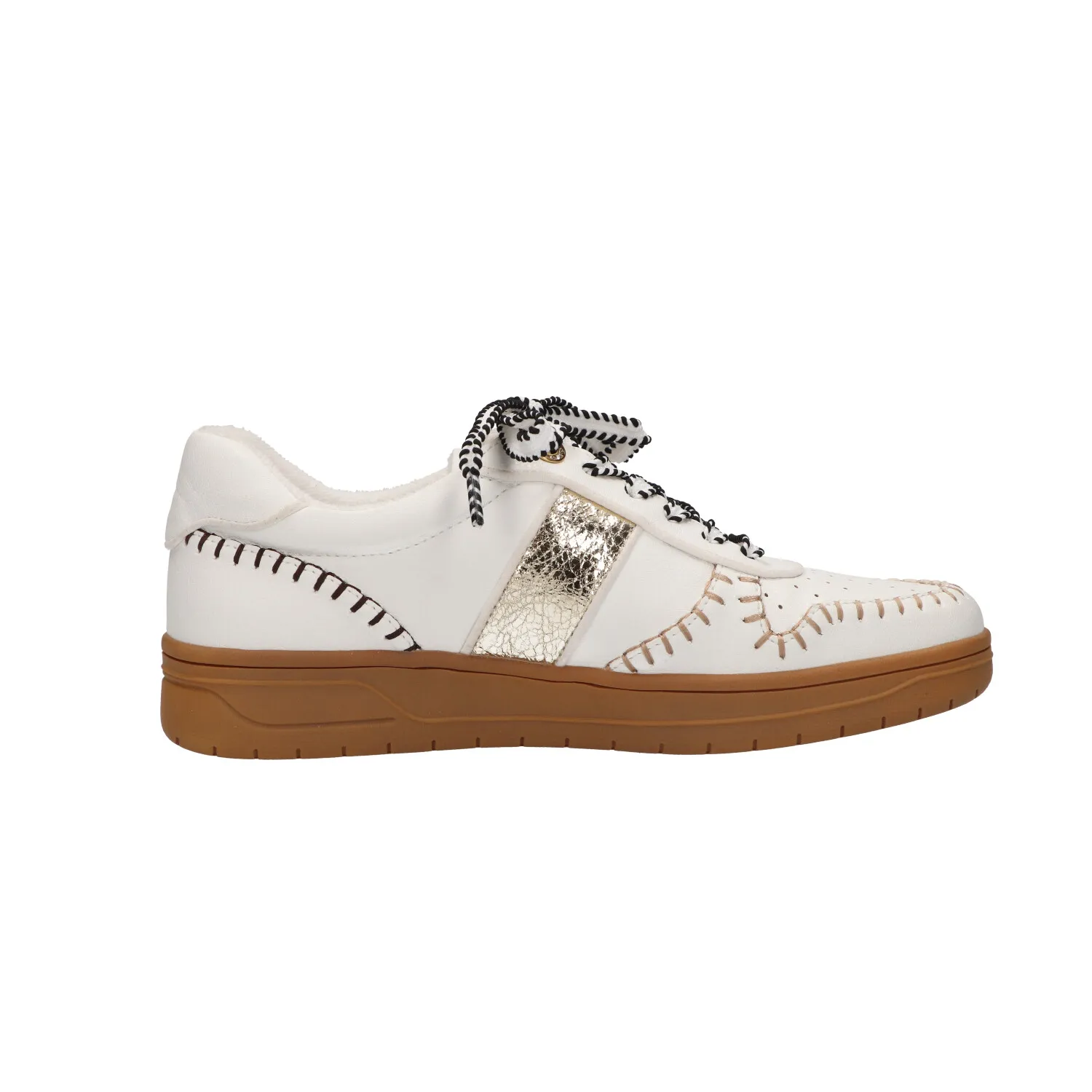 Sneaker wit met goud