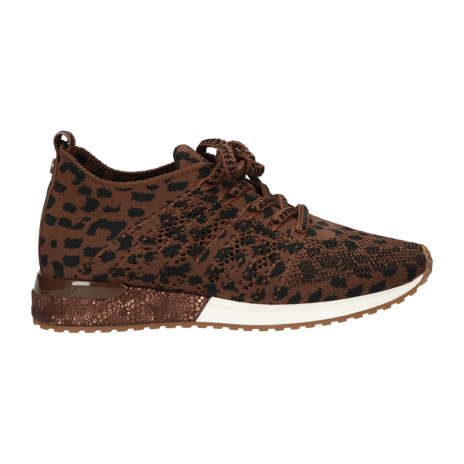 Sneaker met luipaardprint